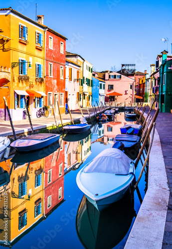 burano - famous old town - italy
