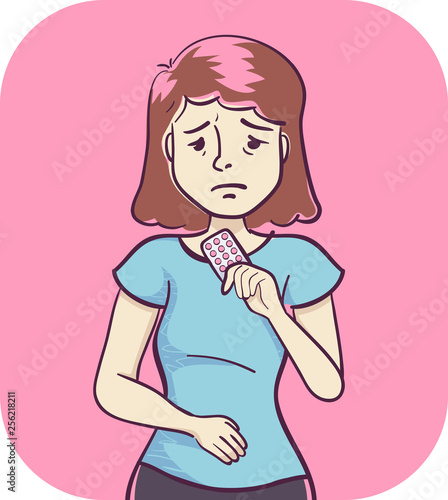 Girl Skipping Period Contra...