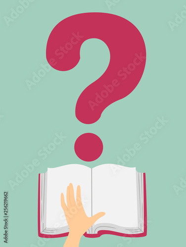 Question Mark Open Book Han...