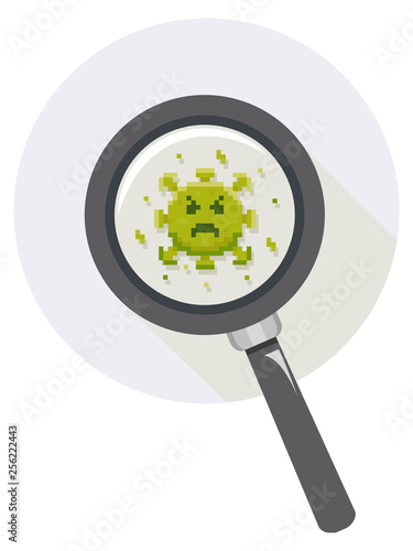 Icon Magnifying Glass Pixel...