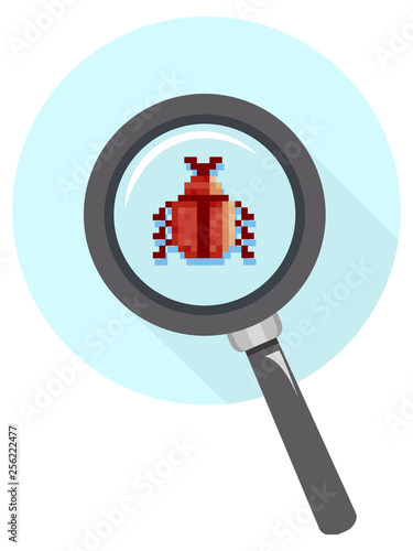 Icon Magnifying Glass Progr...