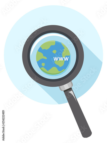 Icon Magnifying Glass Www S...