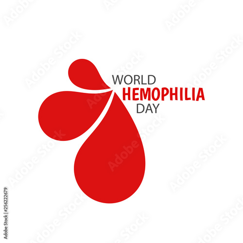 Vector Illustration on the theme World Hemophilia Day