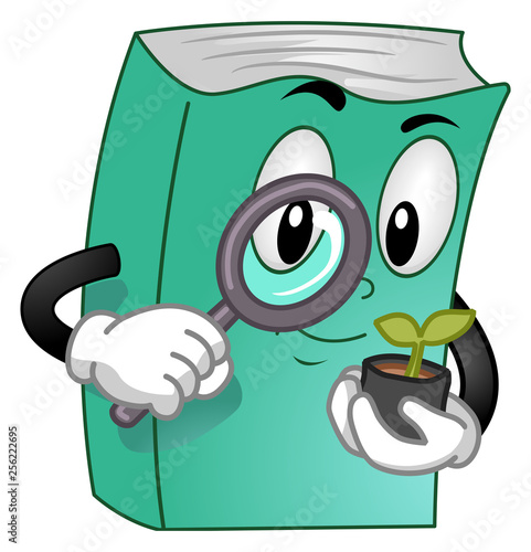 Mascot Book Gardening Illus...