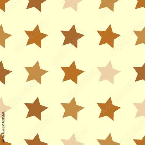 Bright seamless pattern with stars.