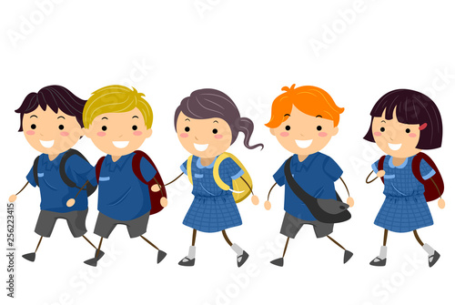 Stickman Kids Australia School Uniform Walk