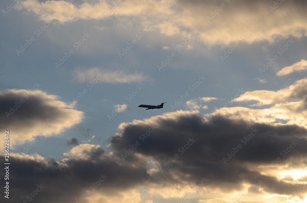 Obraz premium CLOUDS, PLANE, 