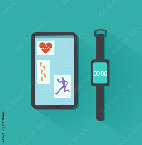 Fitness Tracker Illustration