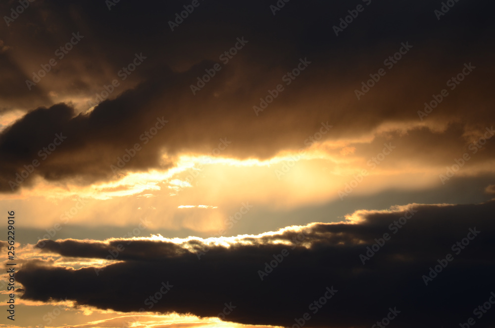 Fototapeta premium CLOUDS, PLANE, 