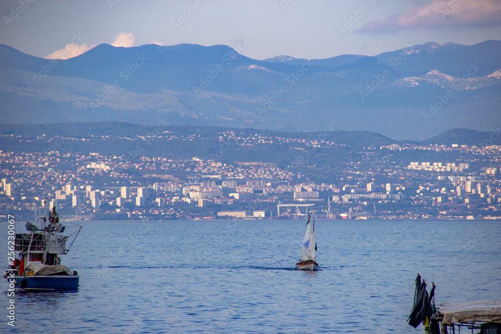 Obraz premium chorwacja łódki