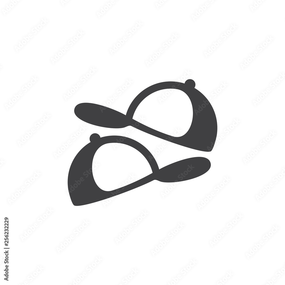 simple hat symbol decoration vector simple hat symbol decoration vector
