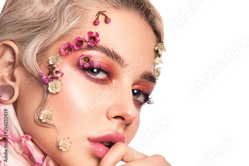 Portrait beautiful elegant ...