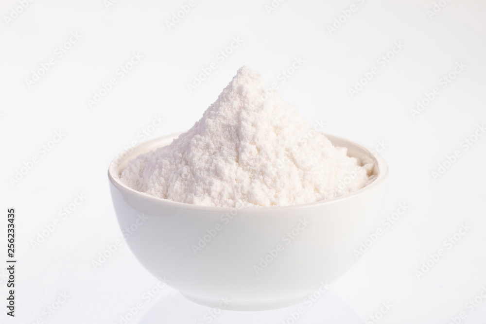 Baking soda (Sodium bicarbonate) Top view Baking soda (Sodium bicarbonate) Top view