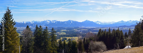 Alpenblick vom Auerberg,  Allgäu photo