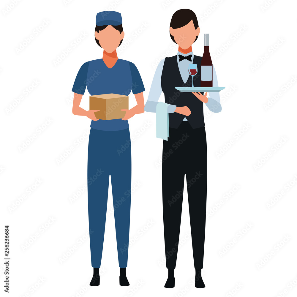 Jobs and professions avatars