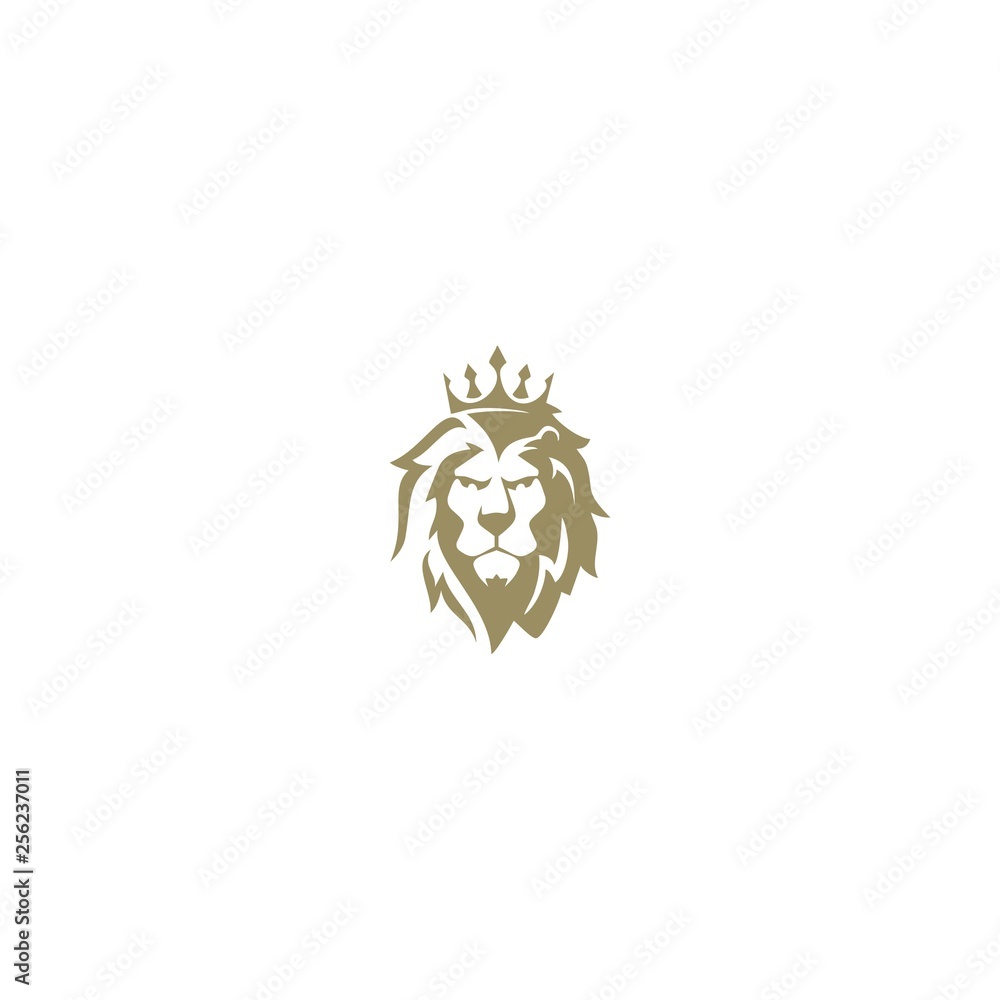 Fototapeta premium logo lion luxury