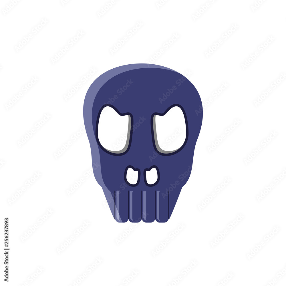 head skull isolated icon head skull isolated icon