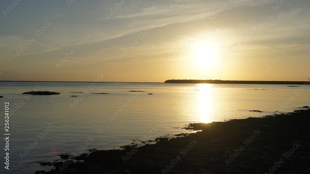 Obraz premium Resort beach sunset