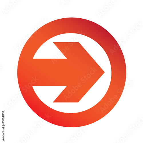 Free Download simple arrow sign icon - GFXLoad