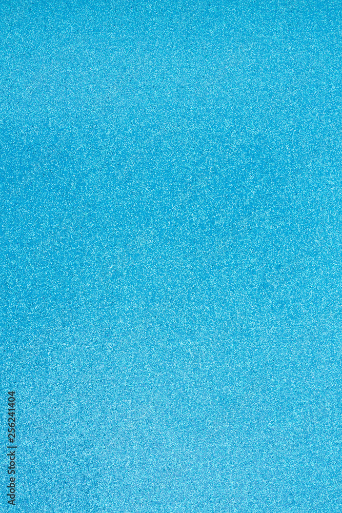Bright blue glitter paper background Bright blue glitter paper background