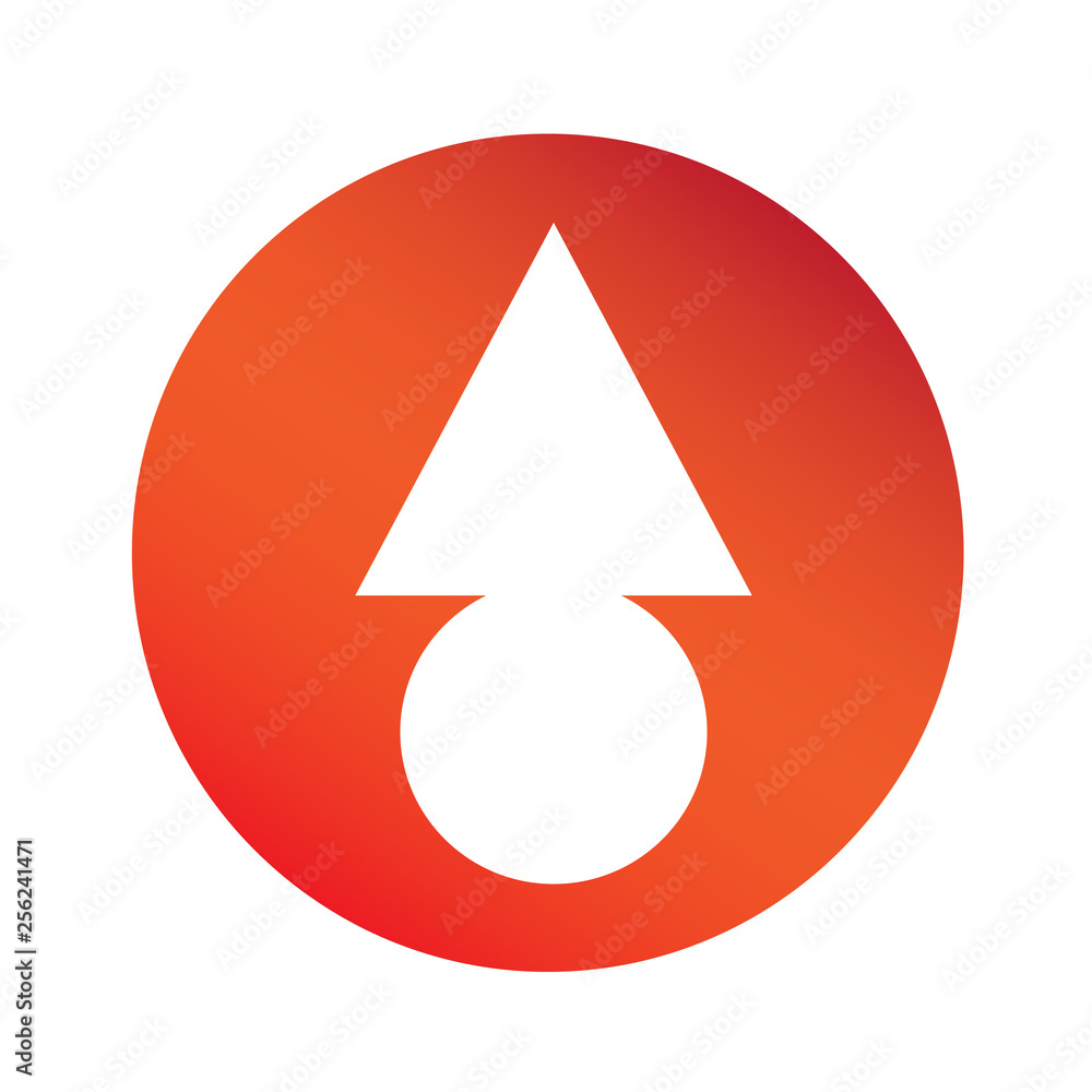 simple arrow sign icon