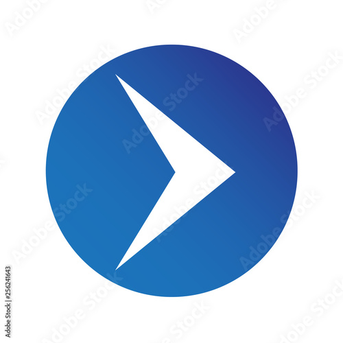 Free Download simple arrow sign icon - GFXLoad