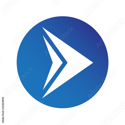 Free Download simple arrow sign icon - GFXLoad