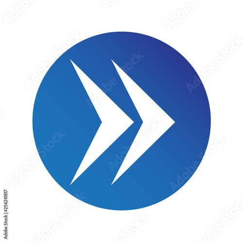 Free Download simple arrow sign icon - GFXLoad