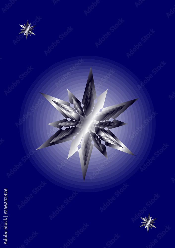 abstract background with stars