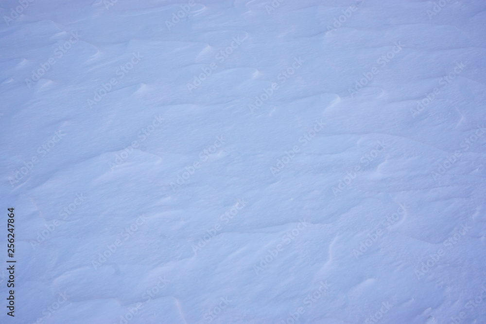 Snow and wind combined formed snow waves in a agricultural environment. Snow and wind combined formed snow waves in a agricultural environment.