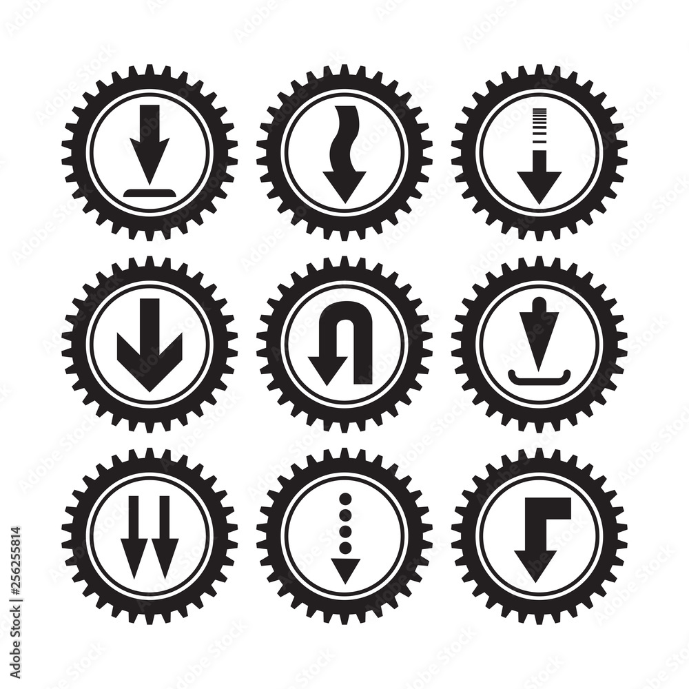 Arrow Download Loading icons Arrow Download Loading icons