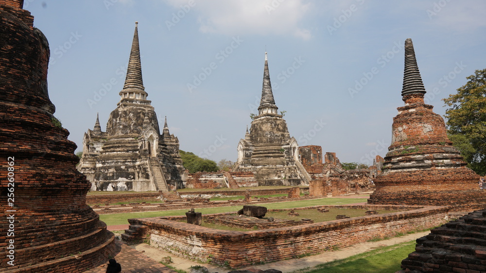 temple in ayutthaya thailand