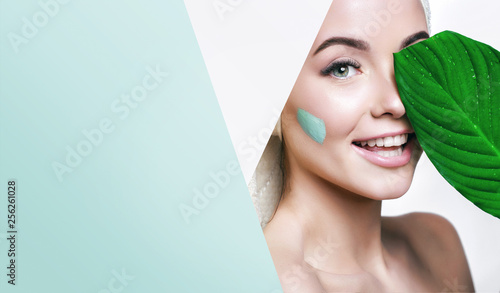 Portrait of beautiful woman...