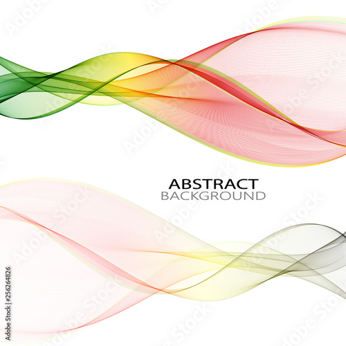  Layout of wavy lines with abstract fresh dynamic stripes © Nikolas