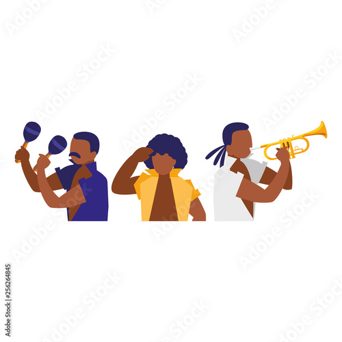 group of musicians characters