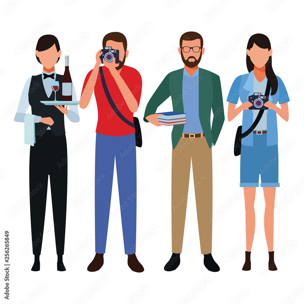 Jobs and professions avatars Jobs and professions avatars