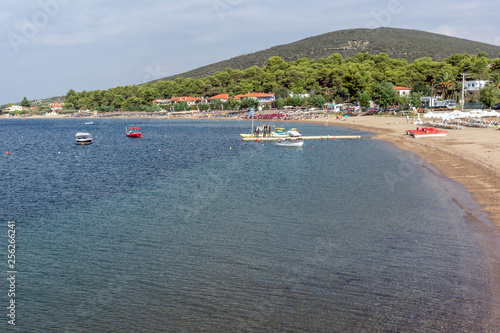Fototapeta Naklejka Na Ścianę i Meble -  Seascape of Psakoudia Beach at Sithonia peninsula, Chalkidiki, Central Macedonia, Greece