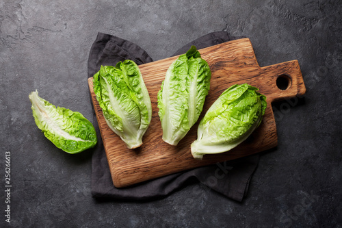 Mini romaine lettuce salad