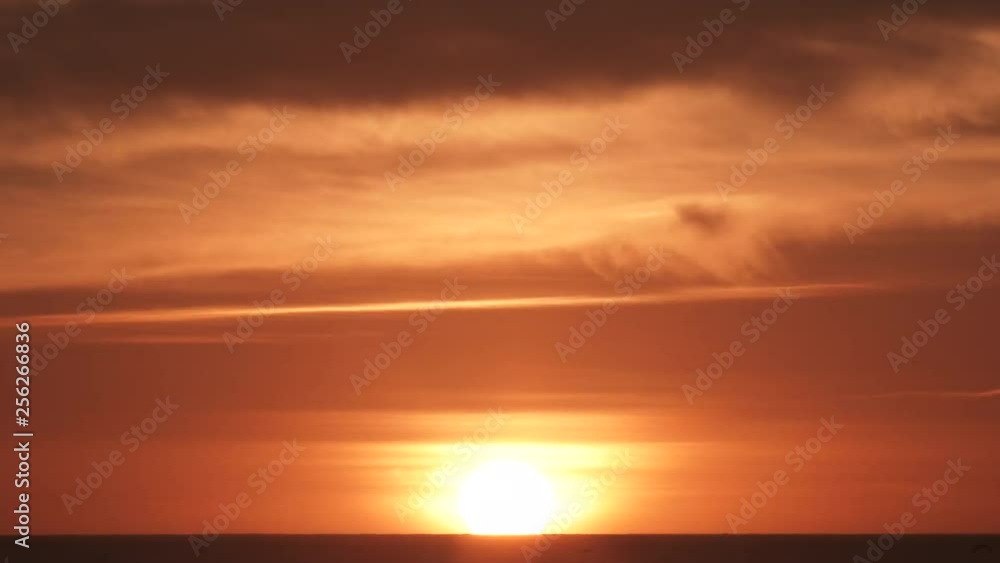 Day To Night Sunset Time Lapse Over Water Day To Night Sunset Time Lapse Over Water