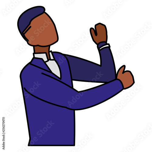 black musician jazz character