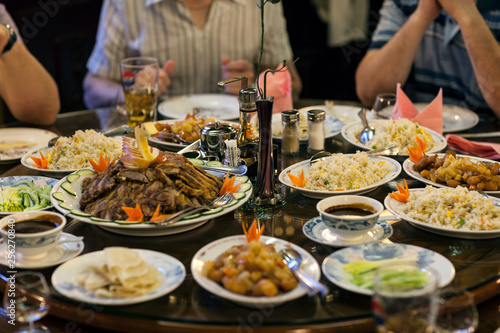 Food in Chinese restorane