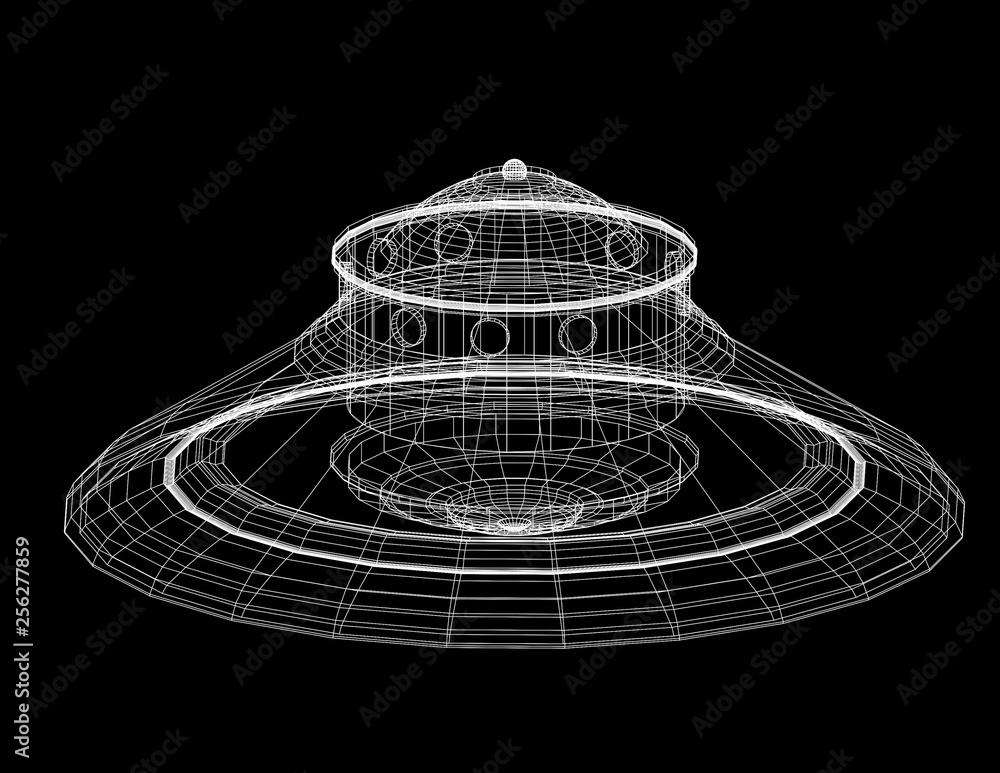 Unidentified flying object - UFO Architect blueprint 