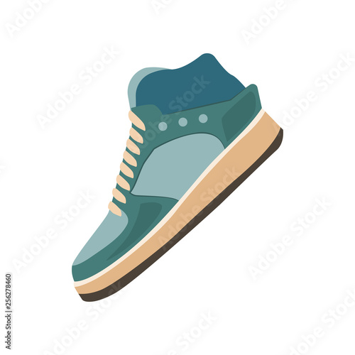 Fashionable winter sneakers. High-Top shoe for walk. Can be used for topics like clothing, fashion, footwear