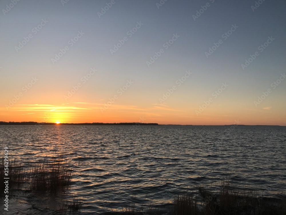 sundown over Rügen