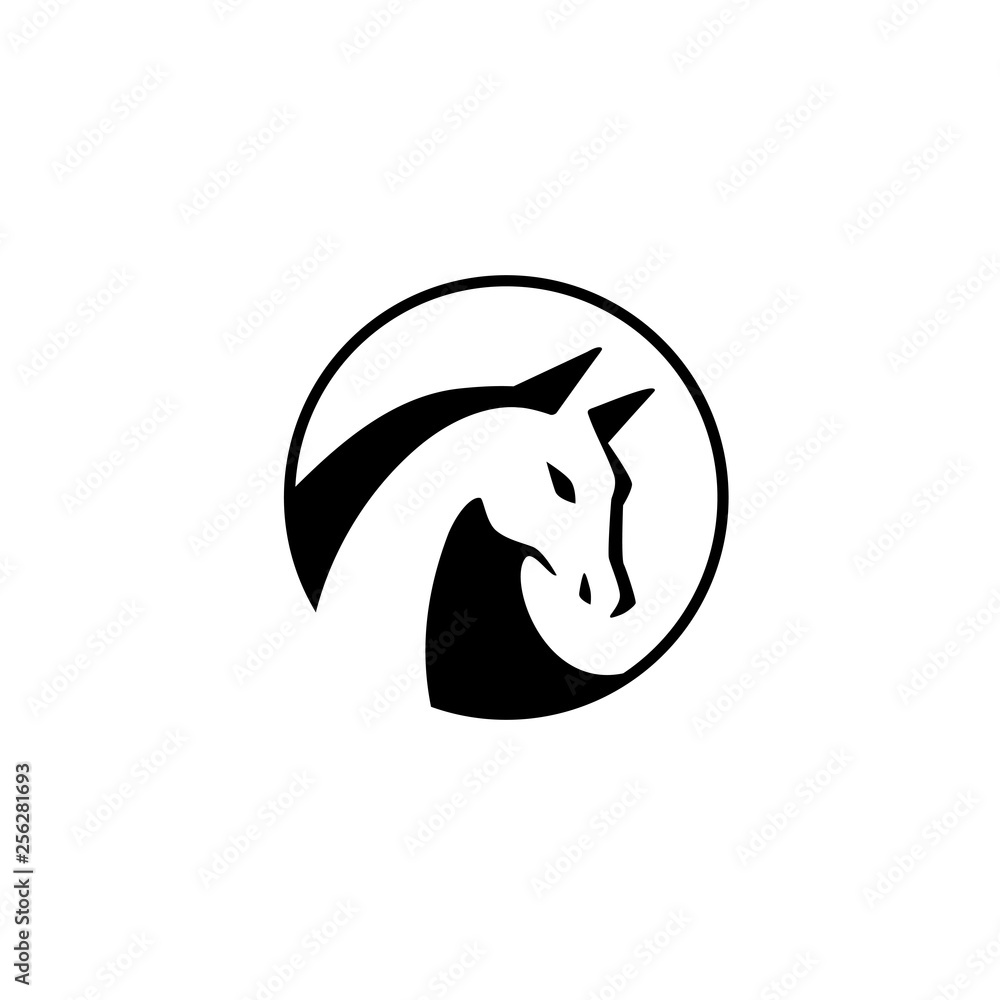 horse head logo vector icon illustration horse head logo vector icon illustration