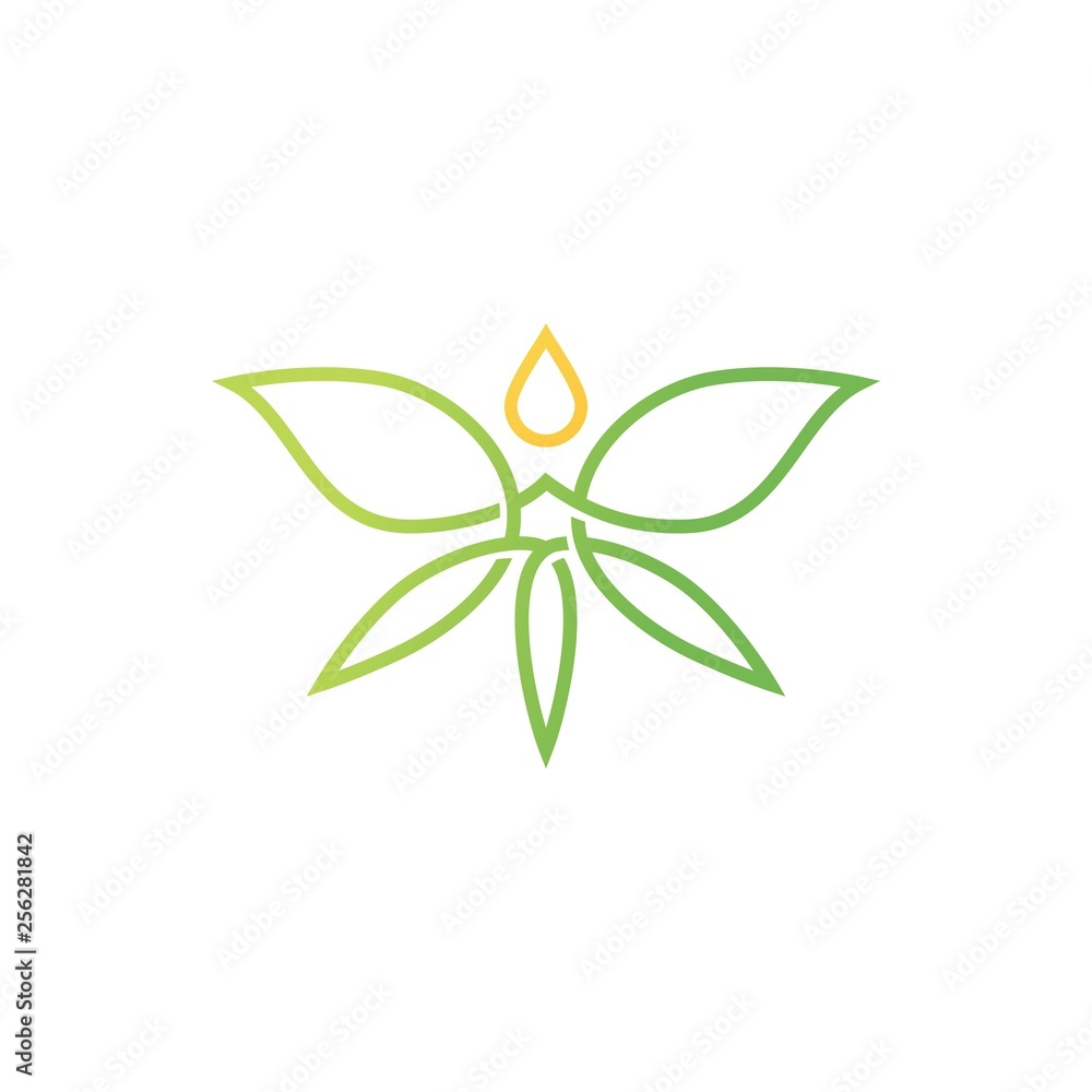 cannabis butterfly drop logo vector icon illustration cannabis butterfly drop logo vector icon illustration