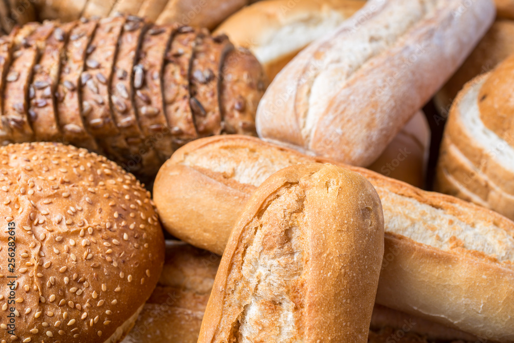 Bread Assortment Background