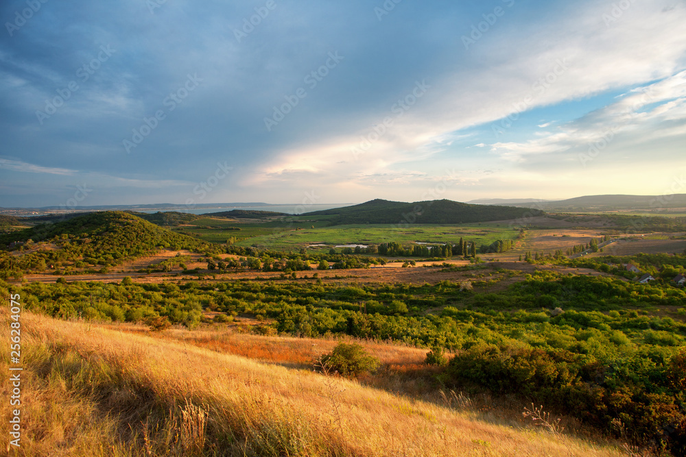 Rural scenery at Tihany, near to Lake Balaton in Hungary