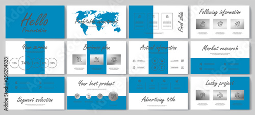 This template is the best as a business presentation, used in marketing and advertising, flyer and banner, the annual report