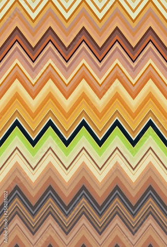 chevron zigzag pattern back...